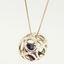 Mynd An Icelandic design - SILVER NECKLACE WITH CUBIC ZIRCONIA STONE.