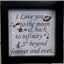Picture of Beautiful quotes in frames - I love you to the moon and back.